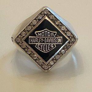 Harley Davidson silver ring